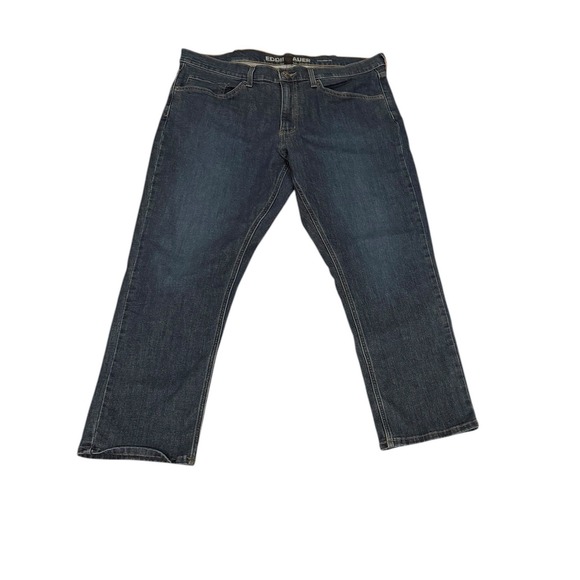 Eddie Bauer Other - Eddie Bauer Mens Straight Dark Wash Denim Jeans‎ 38x29 Stretch speciality dyed